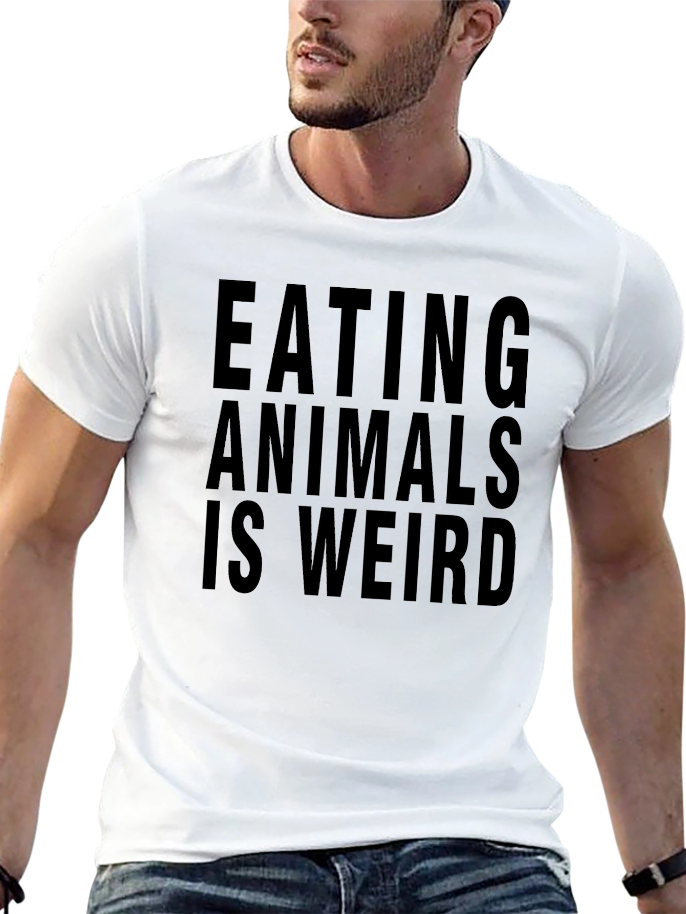 Eating Animals Is Weird Graphic T-Shirt