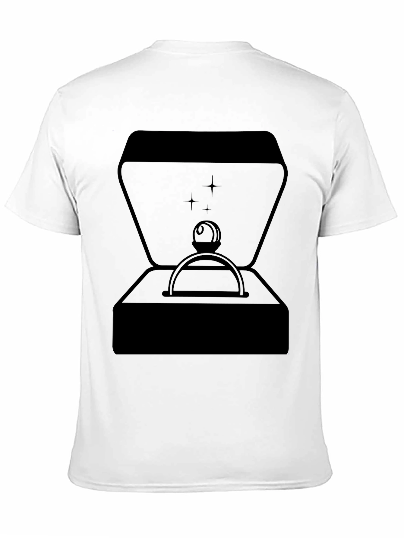 Ring Box Graphic Tee - Stylish Black T-Shirt