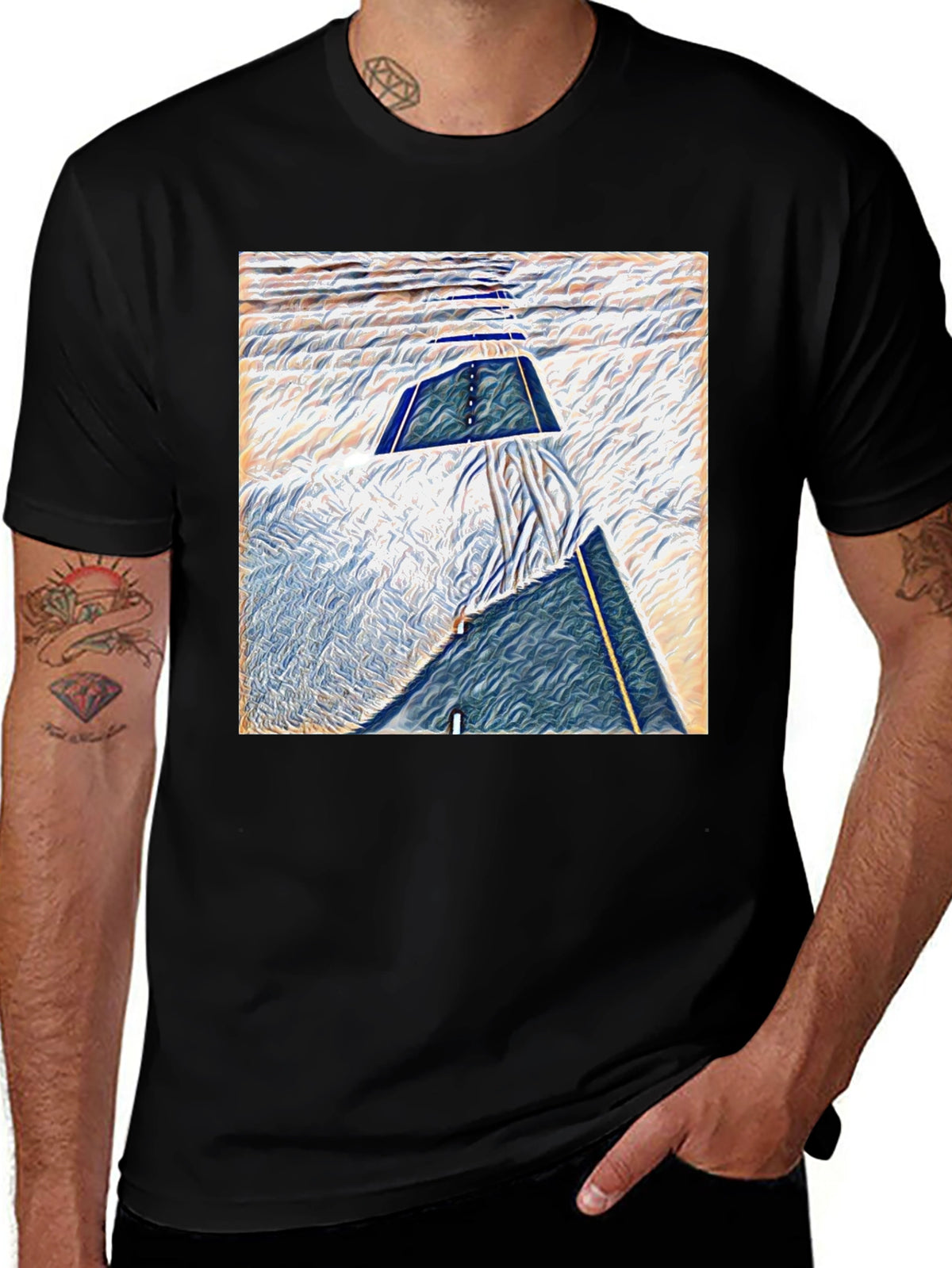 Abstract Art Graphic Tee