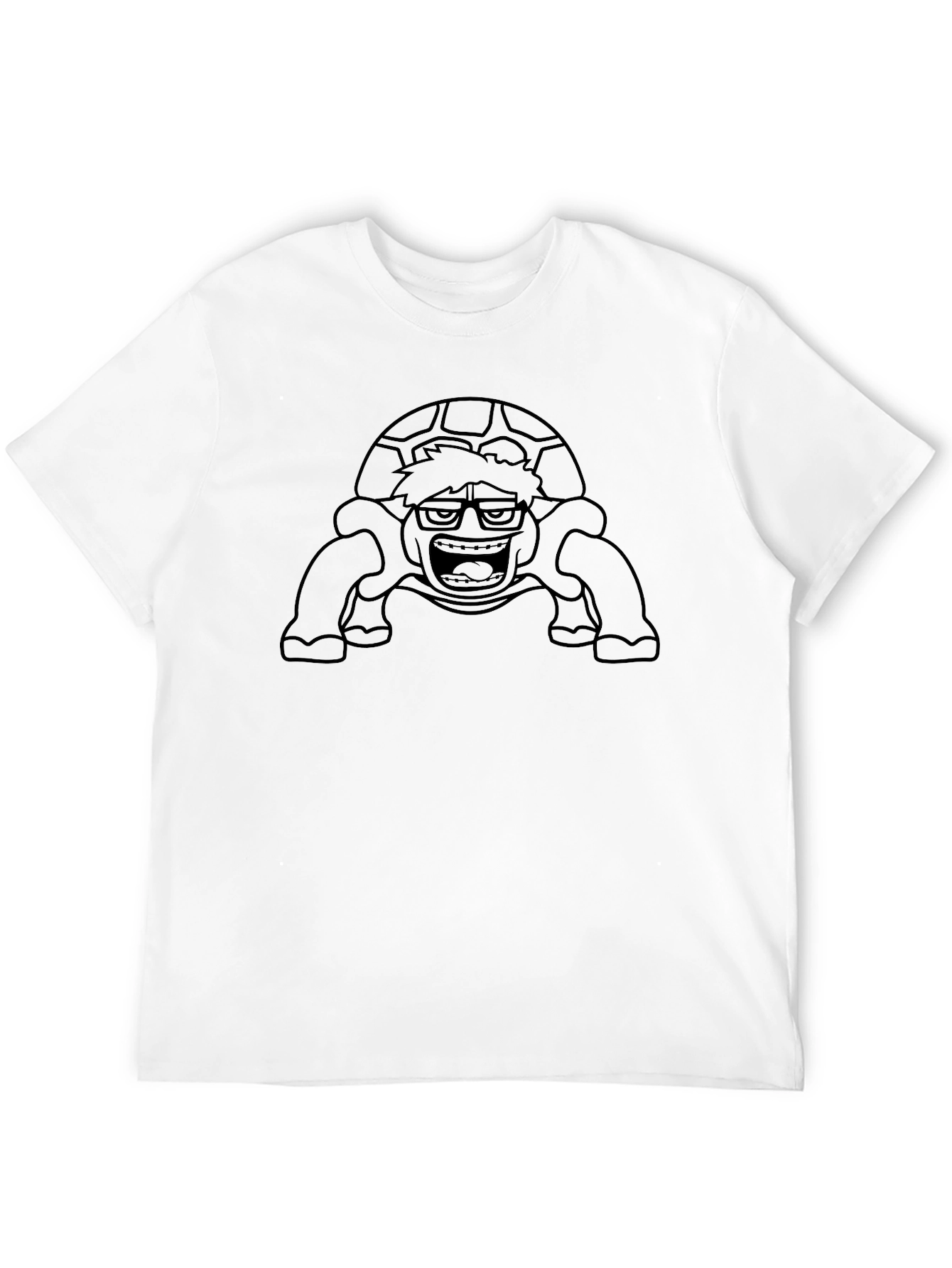 Turtle Man Black T-Shirt