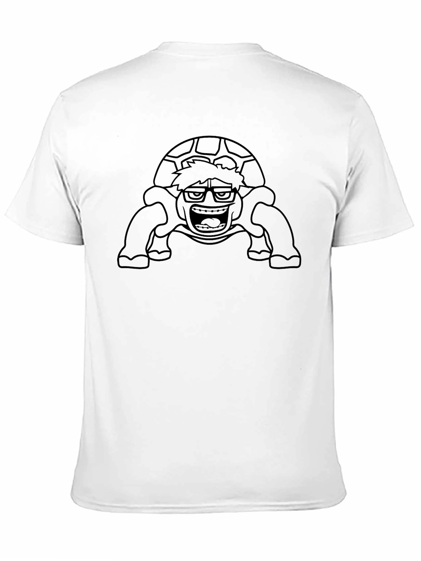 Turtle Man Black T-Shirt