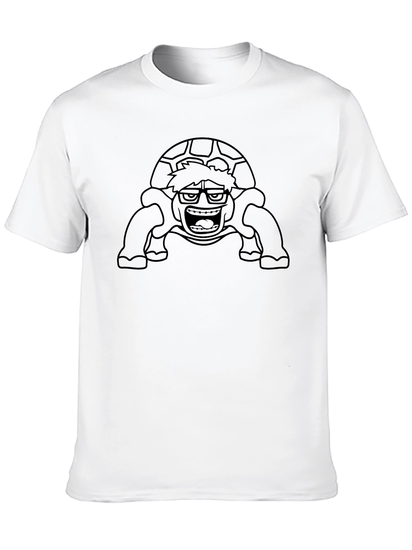 Turtle Man Black T-Shirt