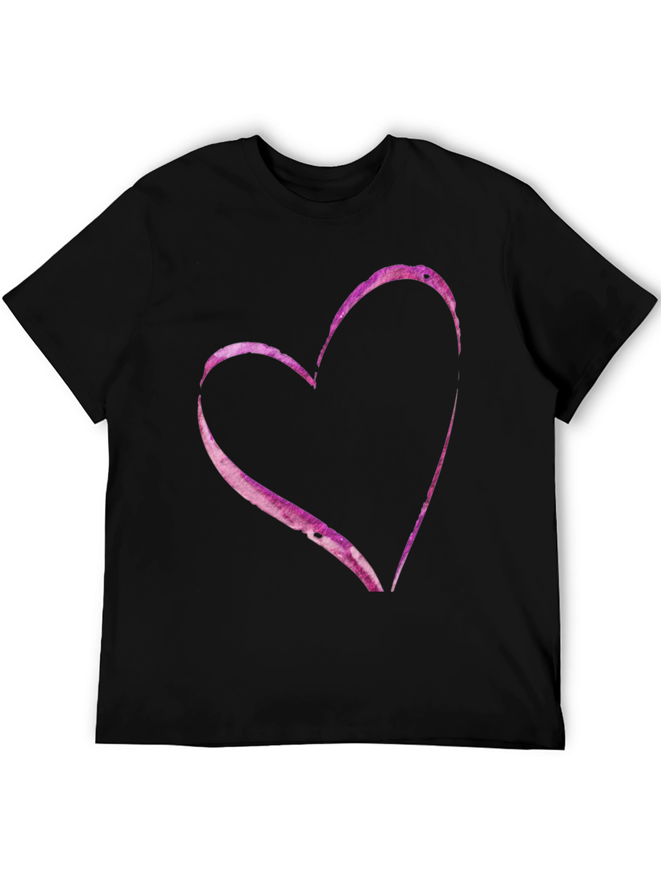 Heart Print Casual T-Shirt