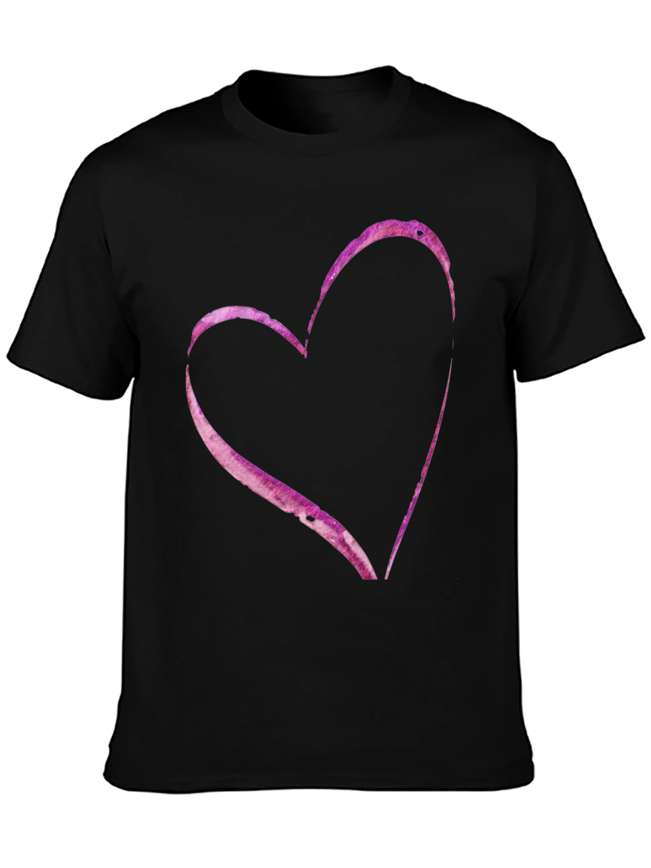 Heart Print Casual T-Shirt
