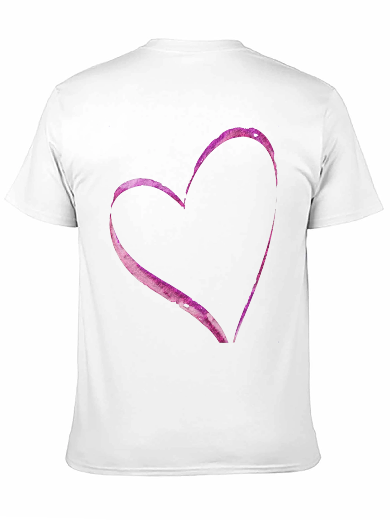Heart Print Casual T-Shirt