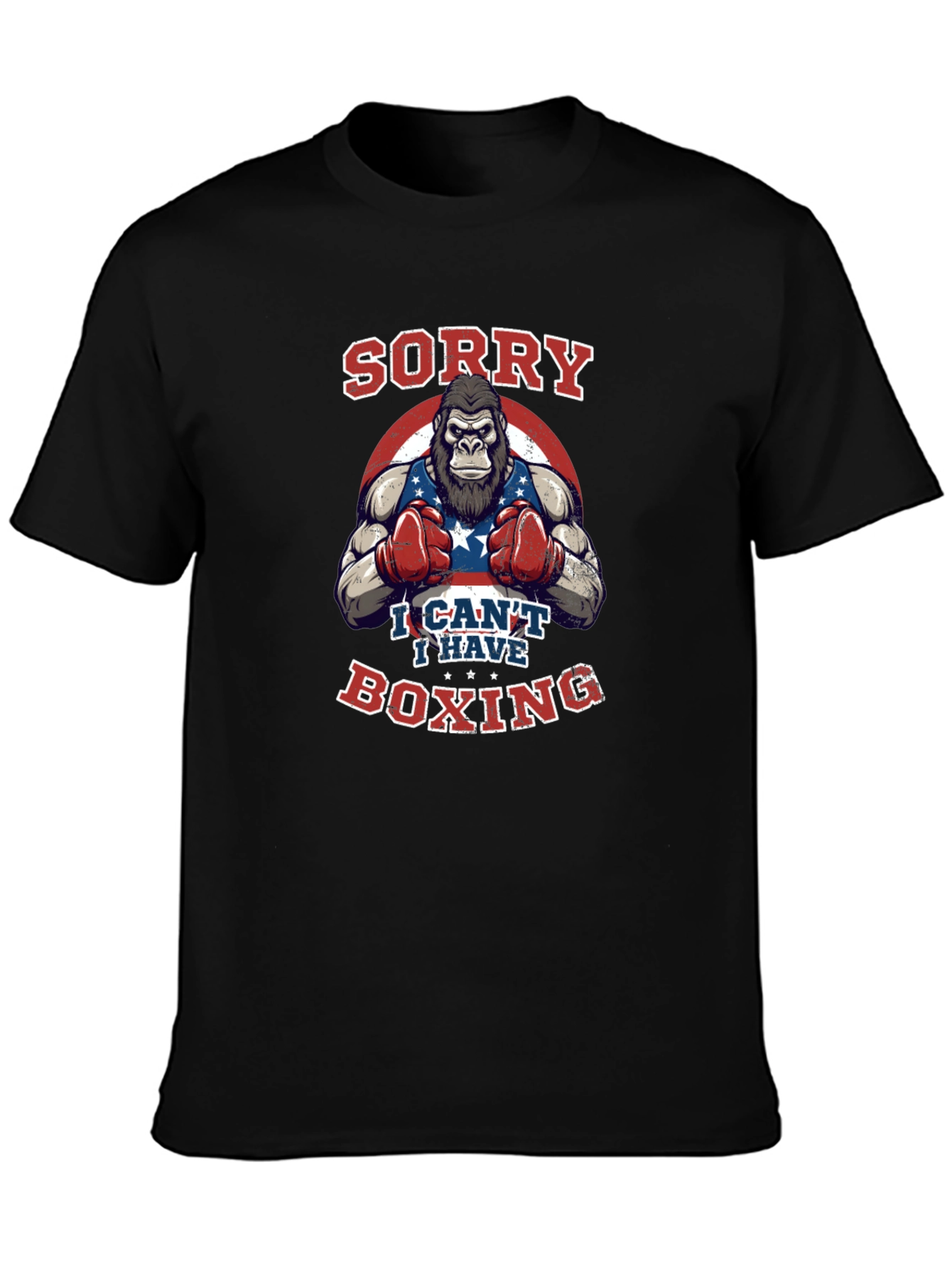 Sorry I Cant Boxing T-Shirt