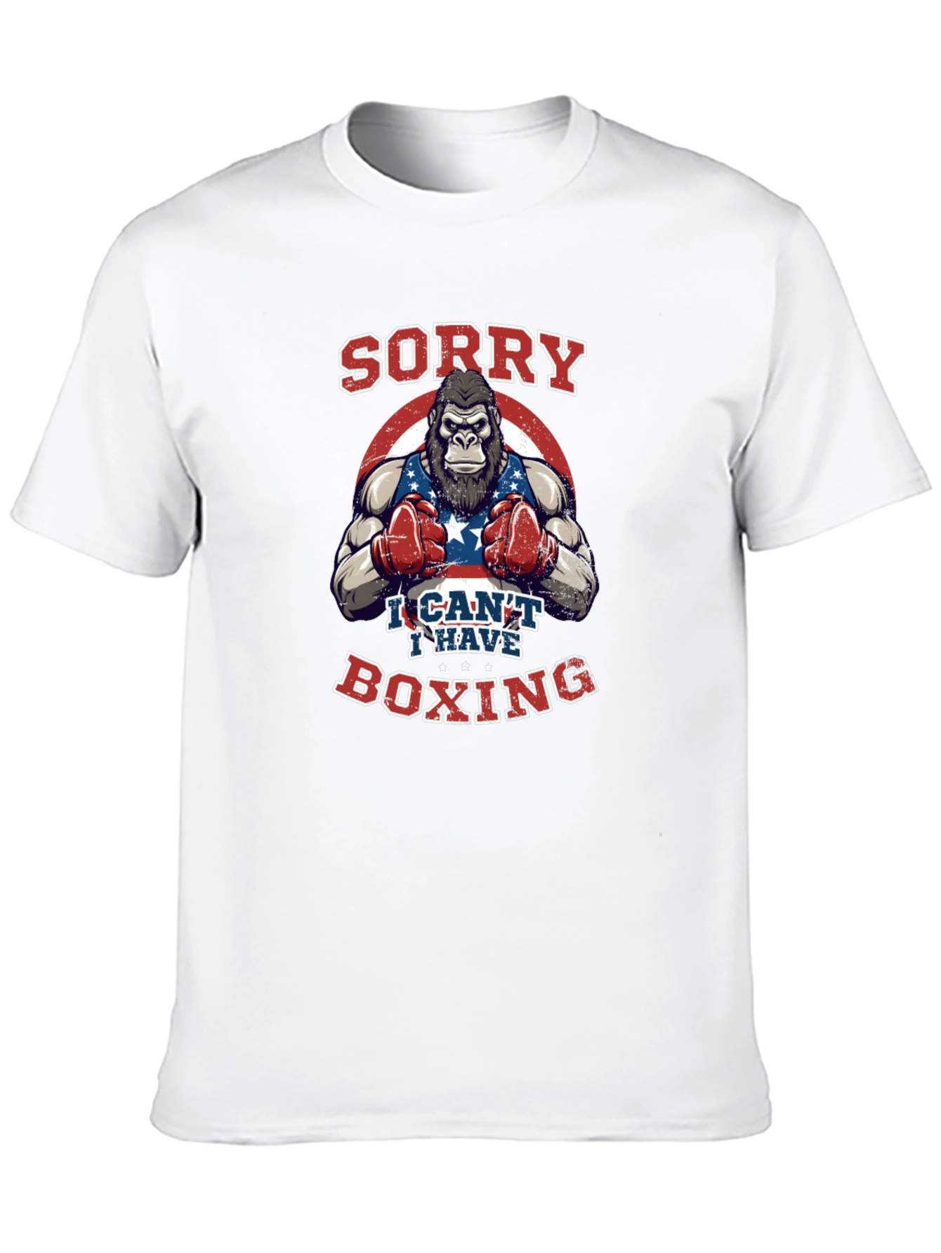 Sorry I Cant Boxing T-Shirt