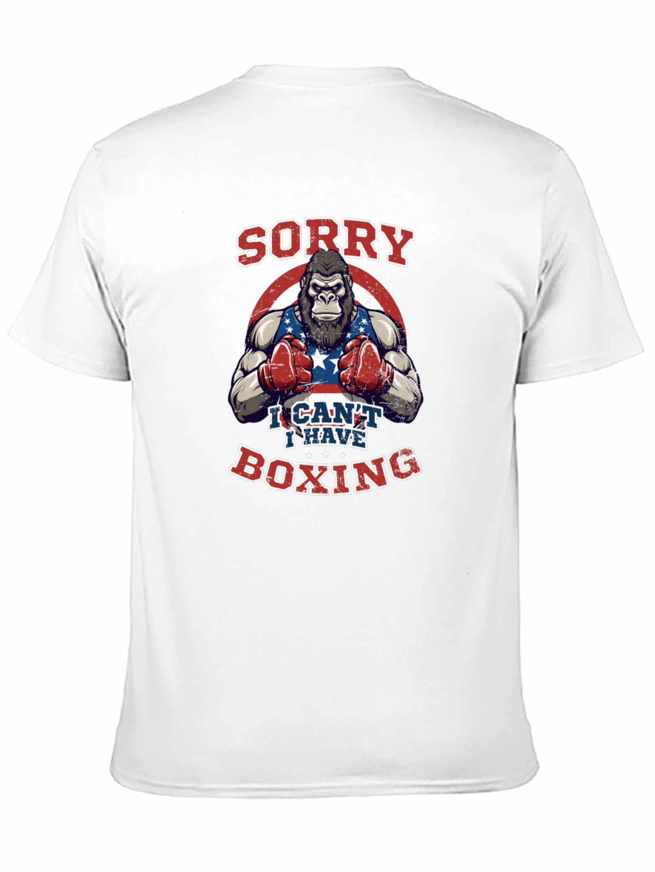 Sorry I Cant Boxing T-Shirt