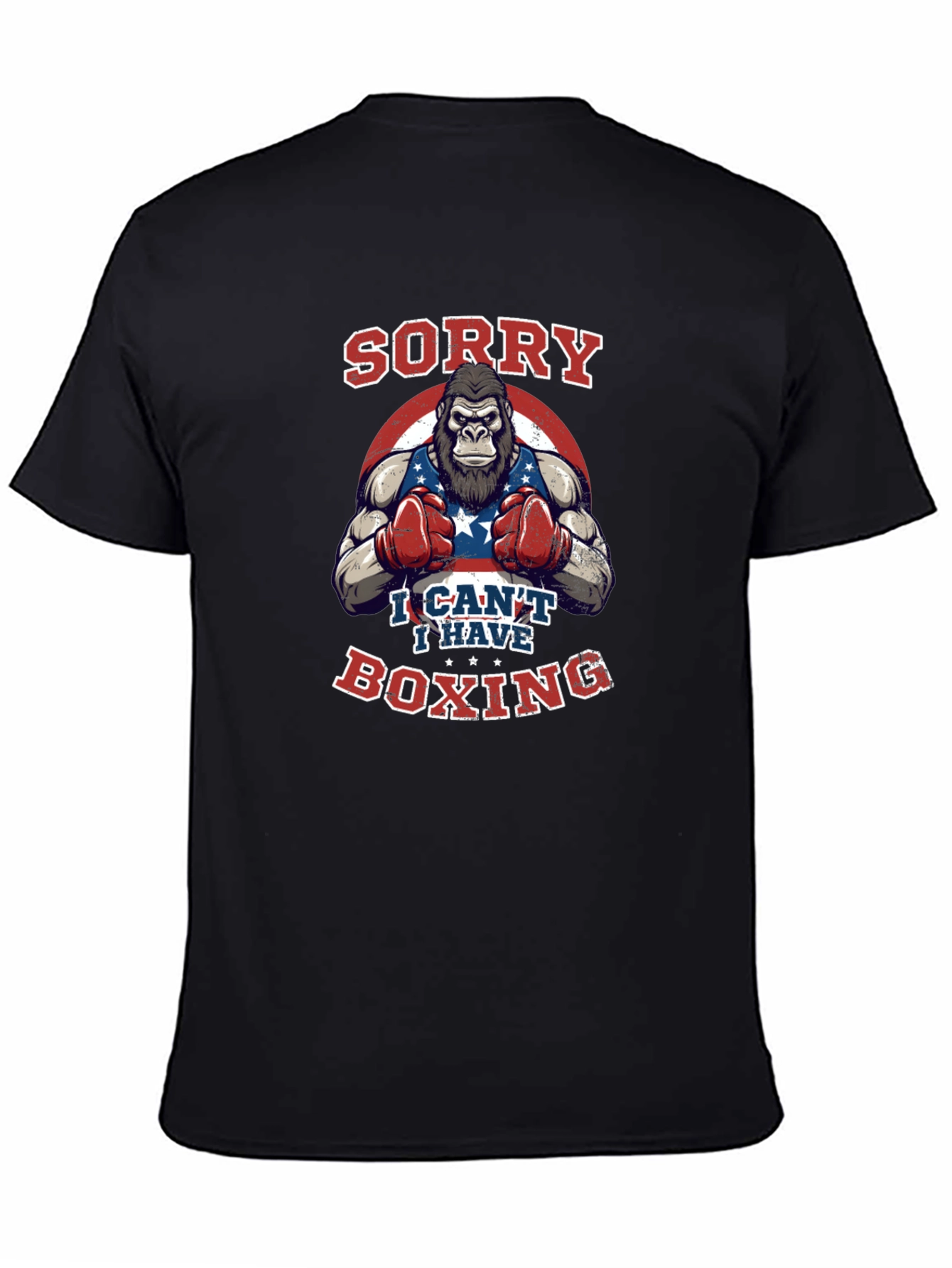 Sorry I Cant Boxing T-Shirt