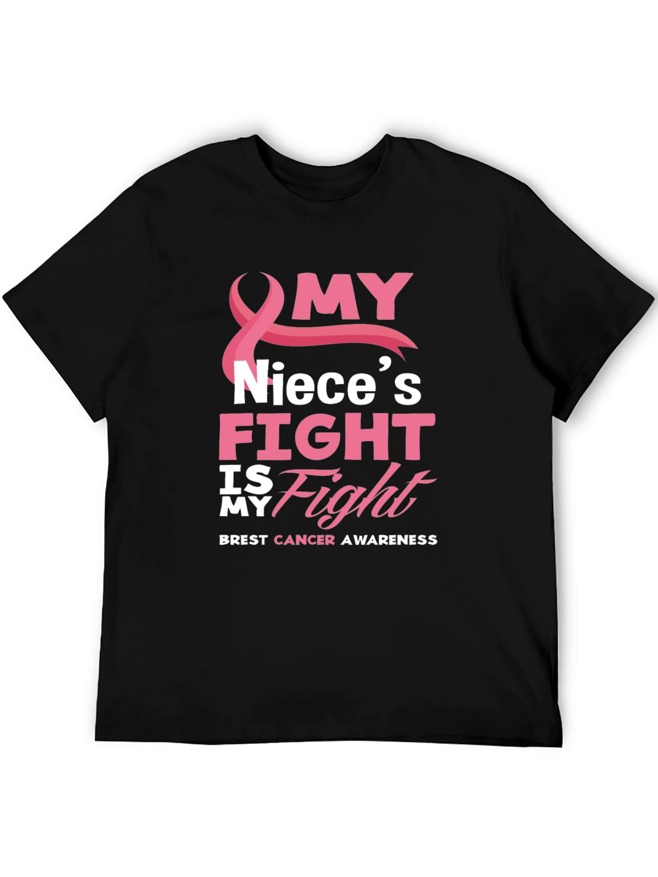 My Nieces Fight Breast Cancer Awareness T-Shirt
