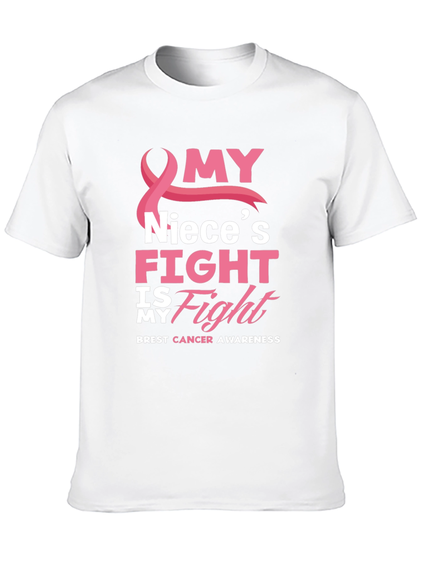 My Nieces Fight Breast Cancer Awareness T-Shirt