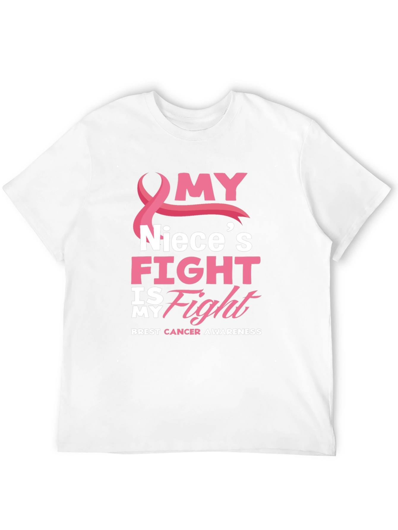 My Nieces Fight Breast Cancer Awareness T-Shirt