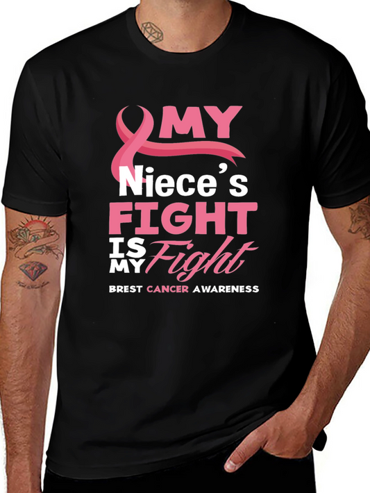 My Nieces Fight Breast Cancer Awareness T-Shirt