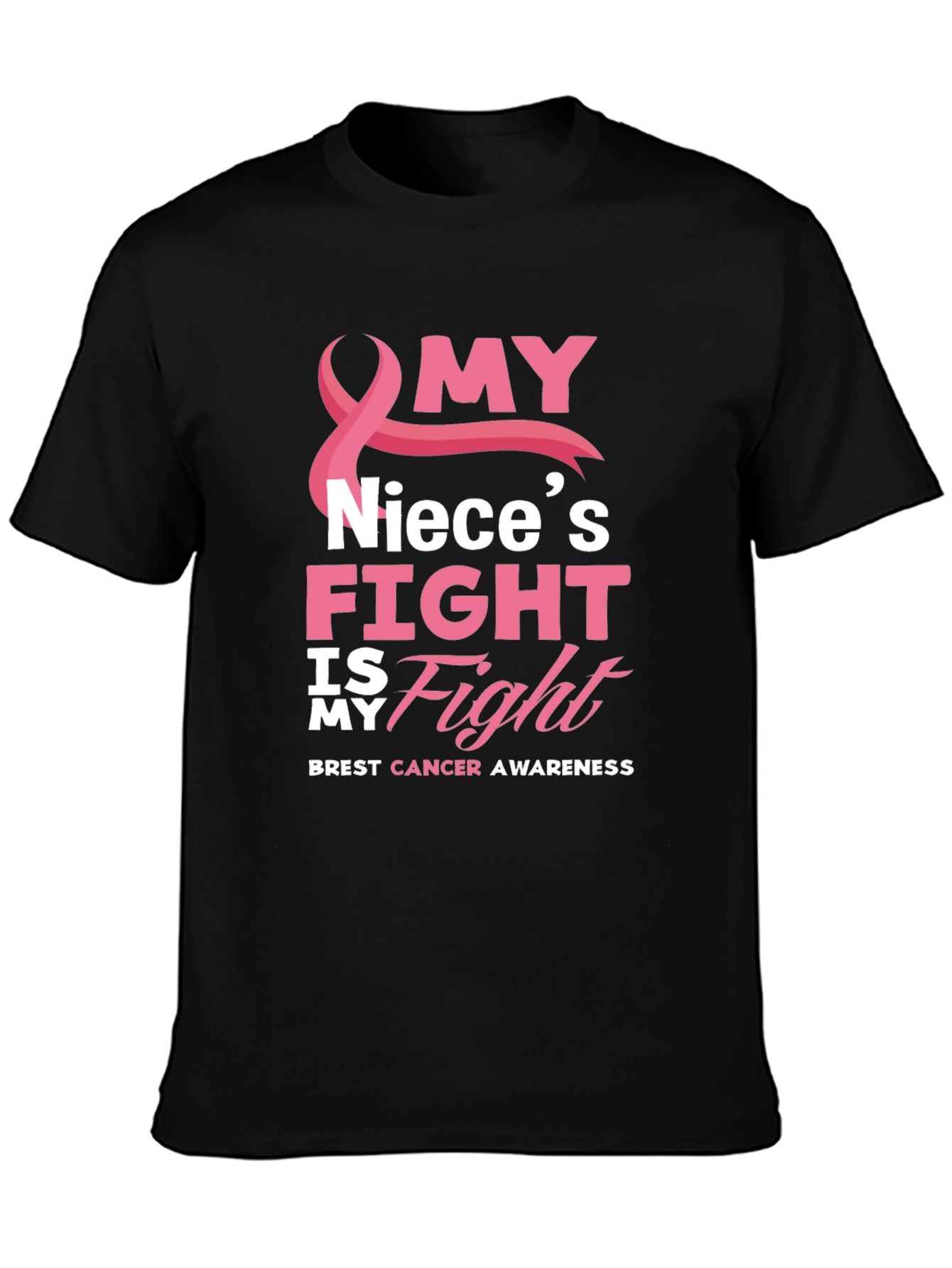 My Nieces Fight Breast Cancer Awareness T-Shirt