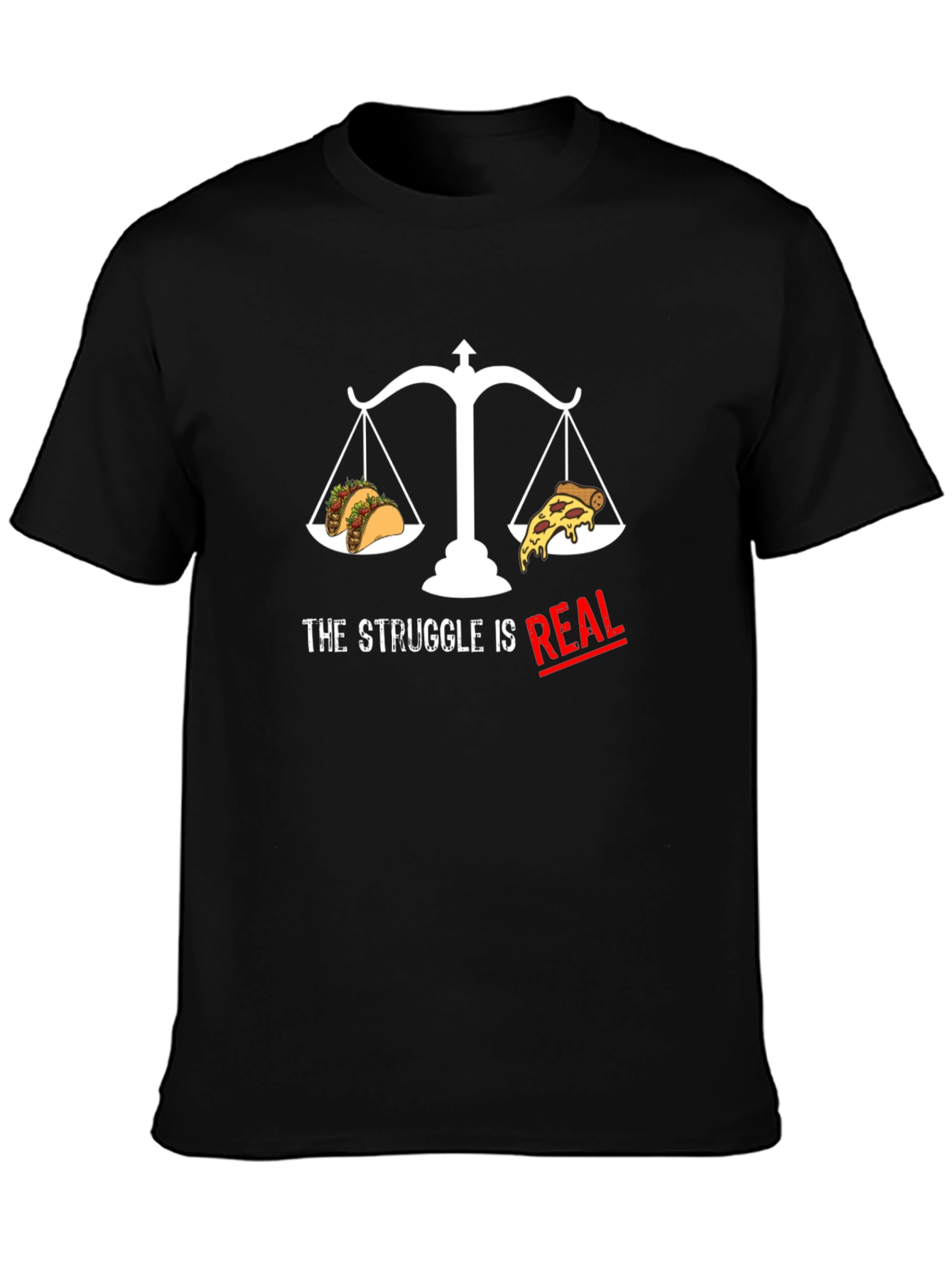 Taco vs Pizza Funny T-Shirt