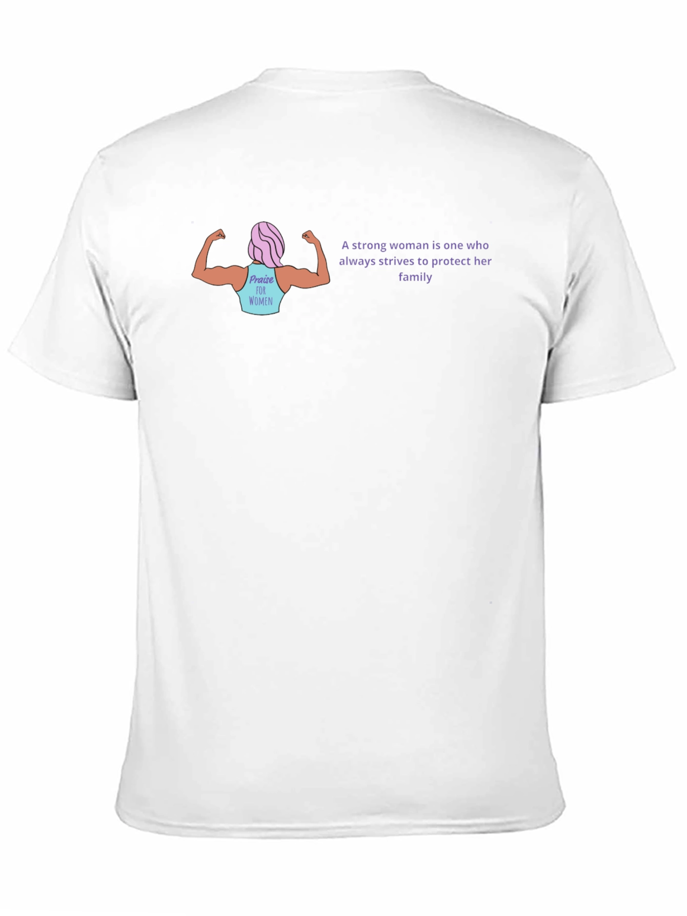 Strong Woman Graphic Tee - Empowering Statement Shirt