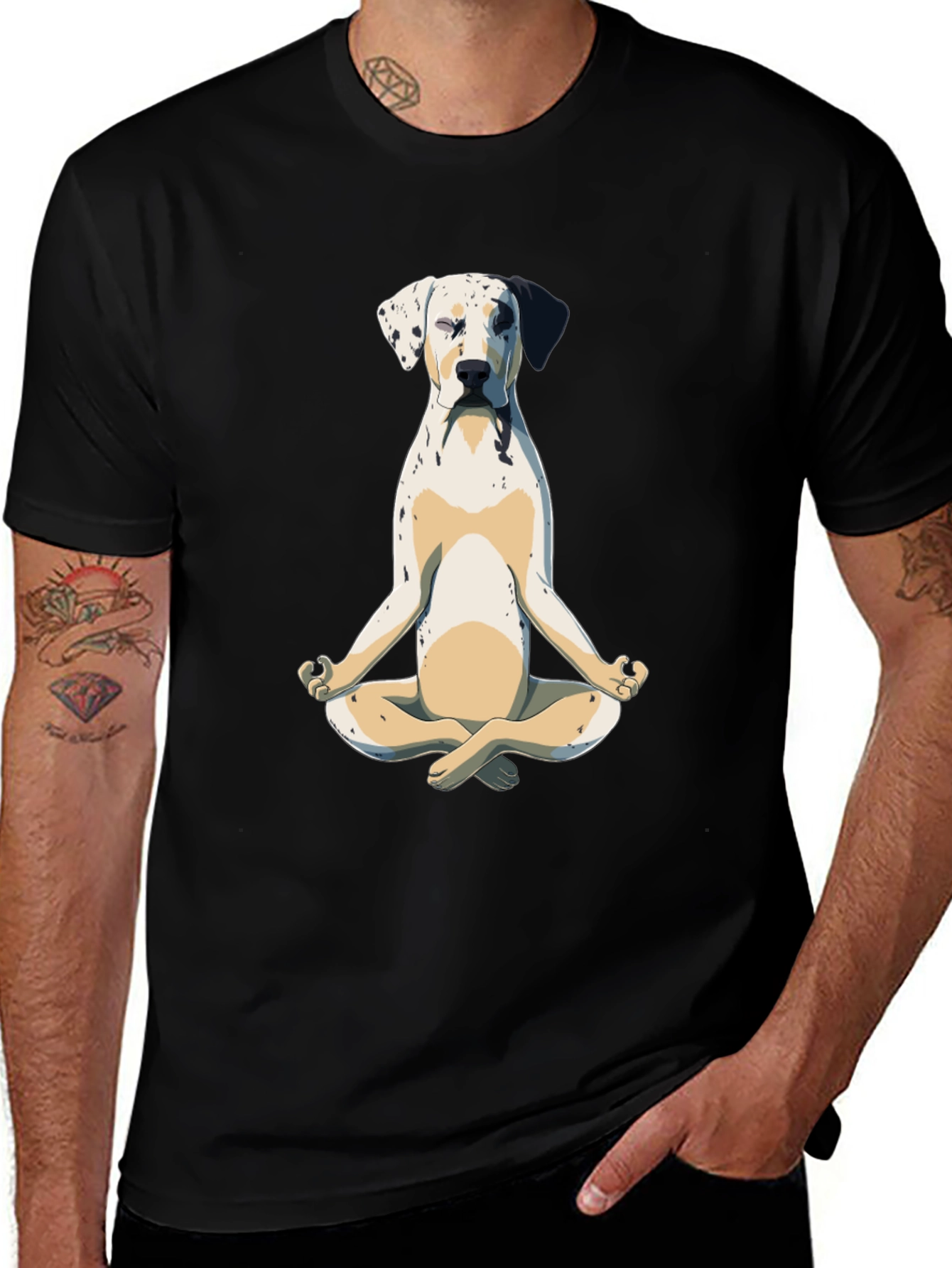Yoga Dog T-Shirt - Relaxed Canine Tee