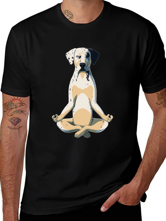 Yoga Dog T-Shirt - Relaxed Canine Tee