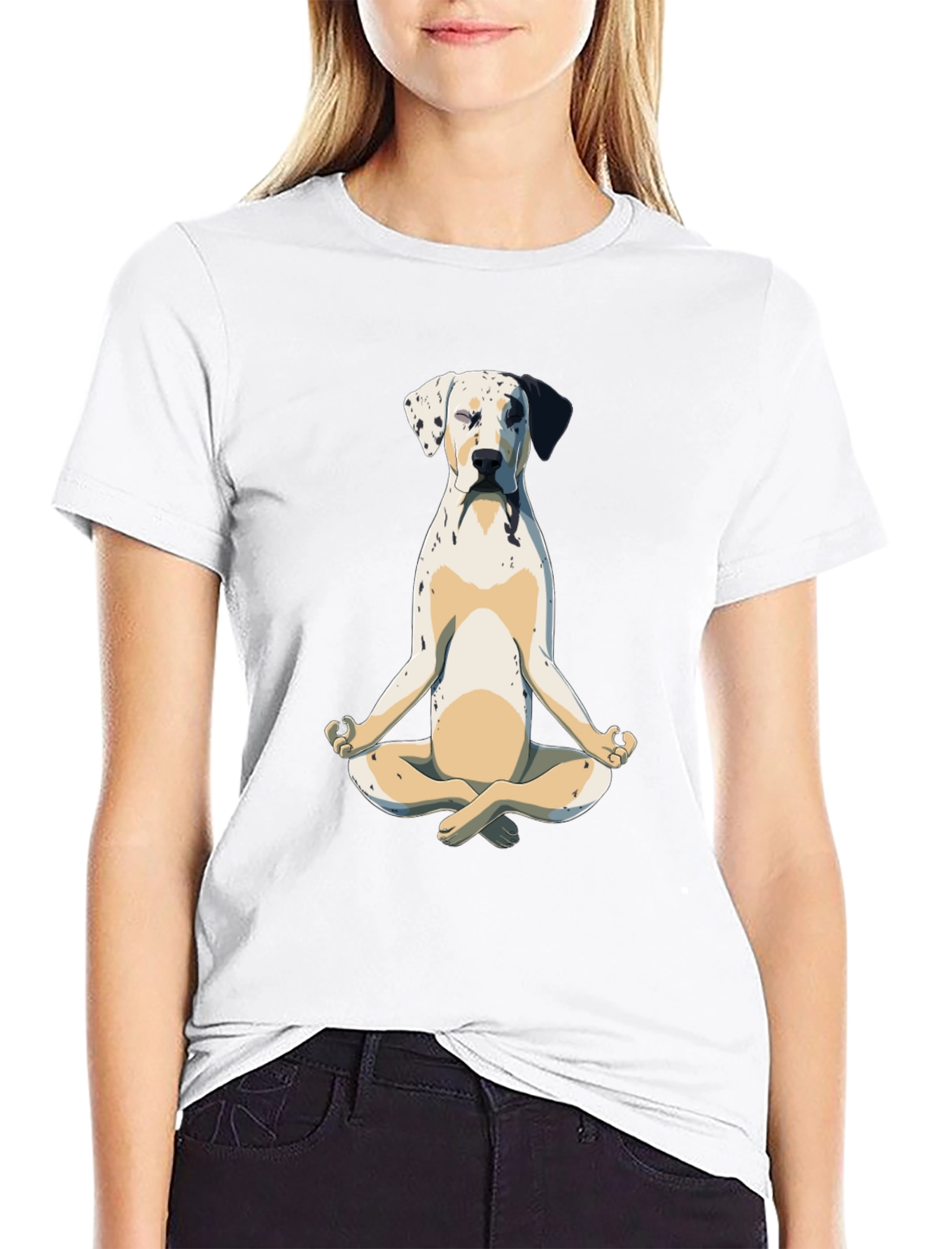 Yoga Dog T-Shirt - Relaxed Canine Tee