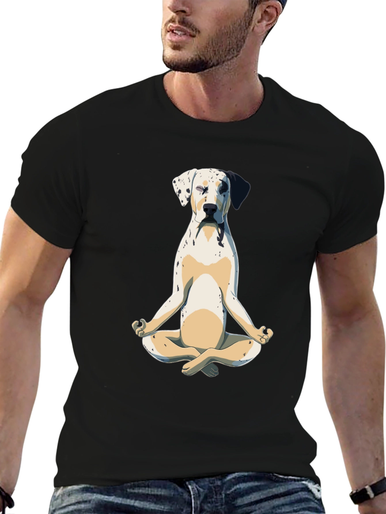 Yoga Dog T-Shirt - Relaxed Canine Tee