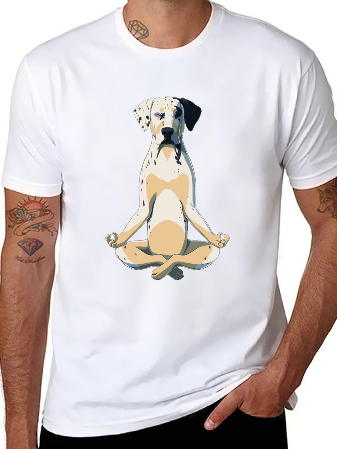 Yoga Dog T-Shirt - Relaxed Canine Tee