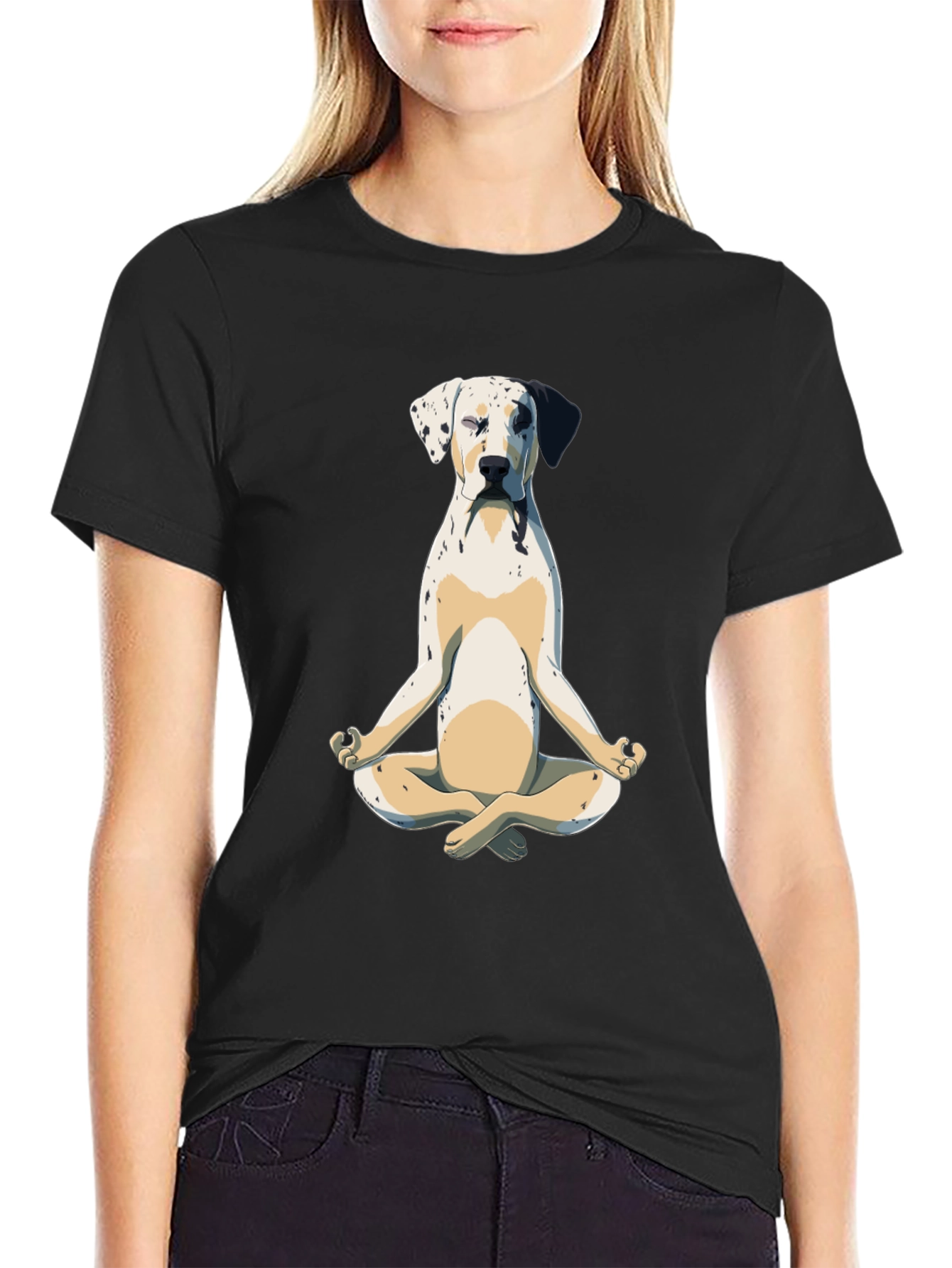 Yoga Dog T-Shirt - Relaxed Canine Tee