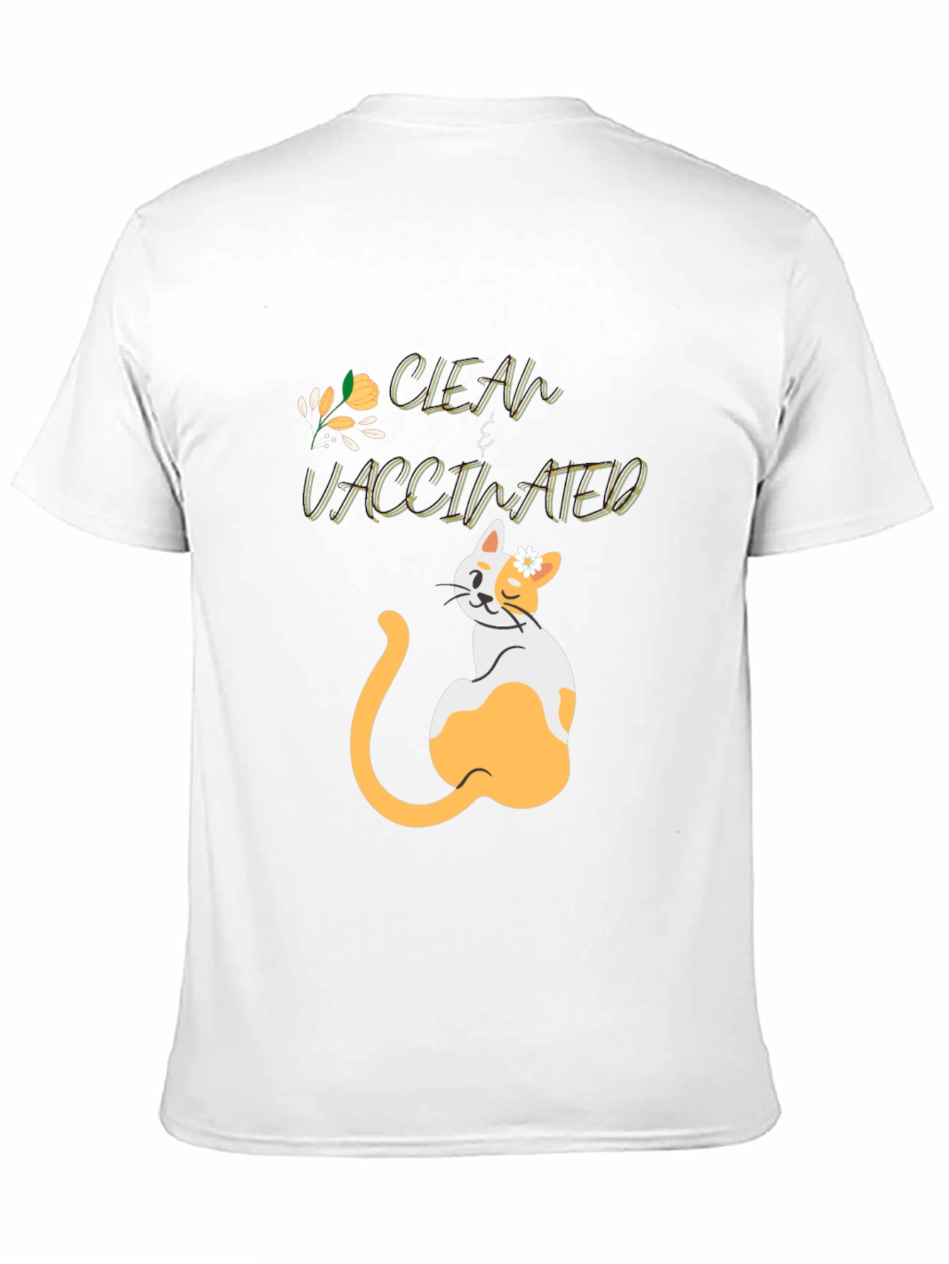 Clean & Vaccinated Cat T-Shirt