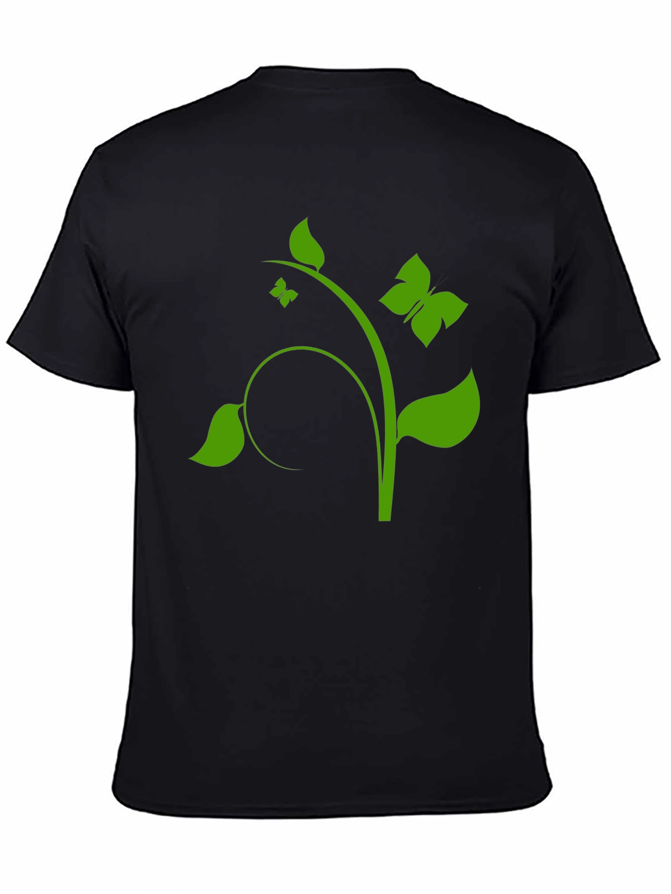 Natures Touch Black T-Shirt