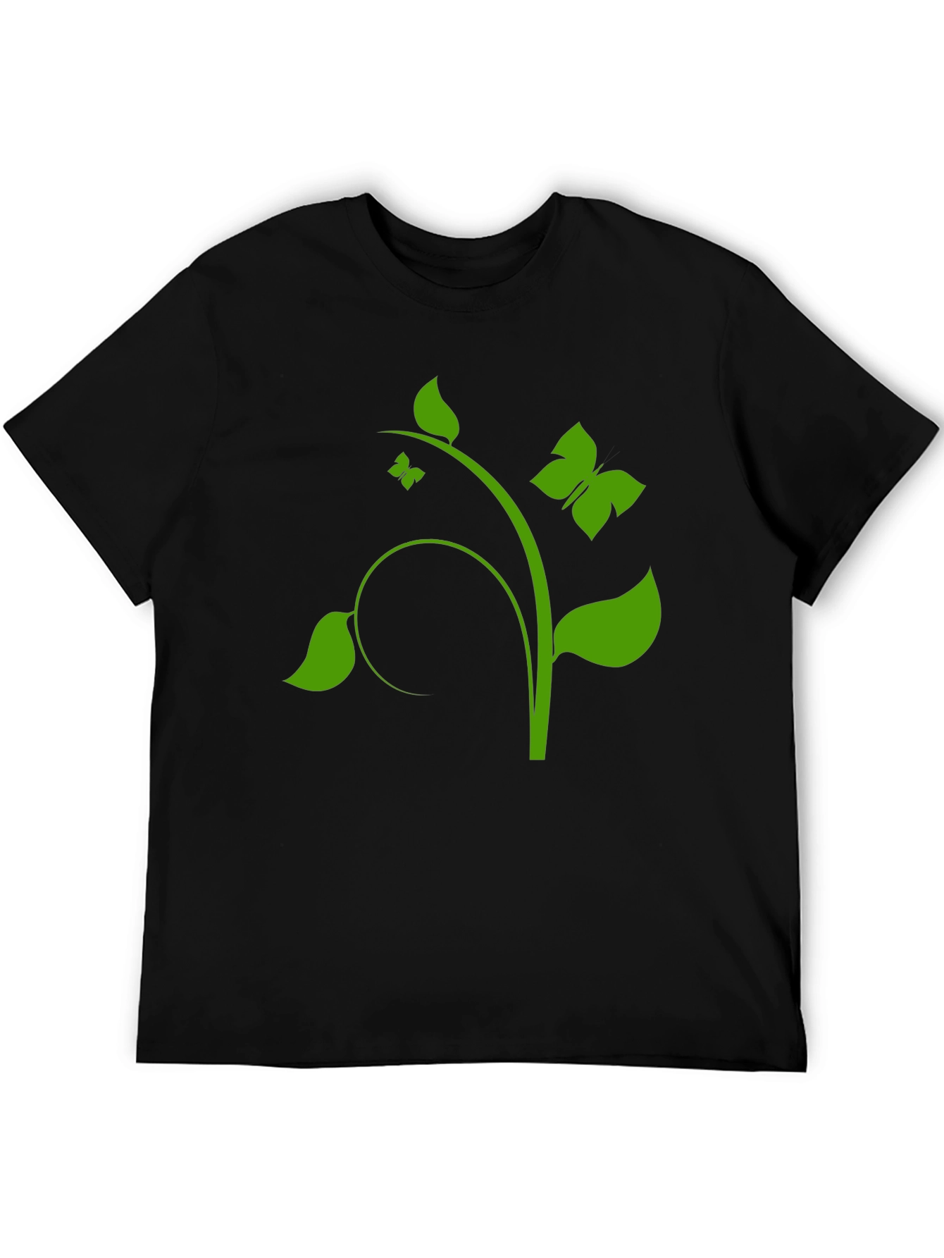 Natures Touch Black T-Shirt