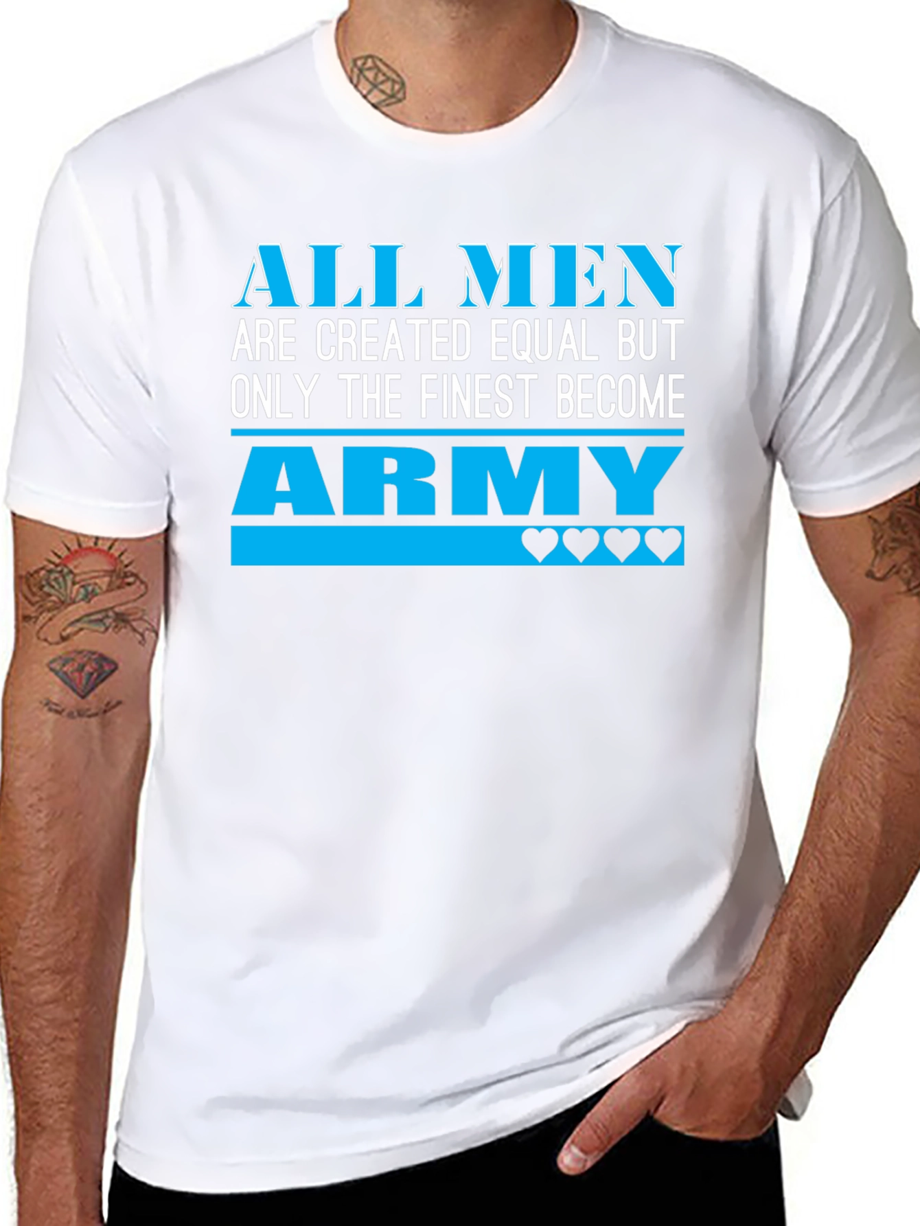 Finest Become Army Graphic Tee - Mens