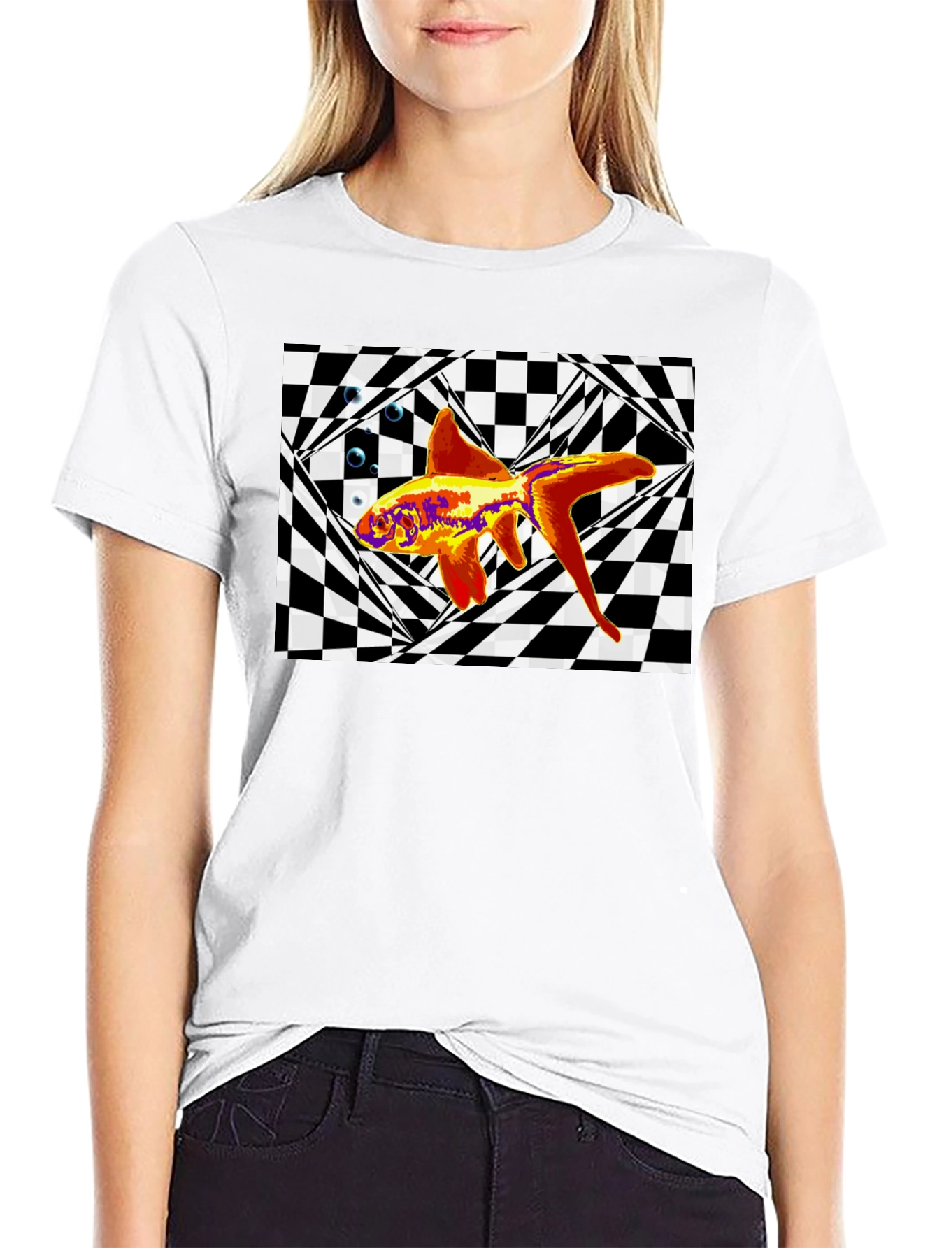 Abstract Goldfish T-Shirt