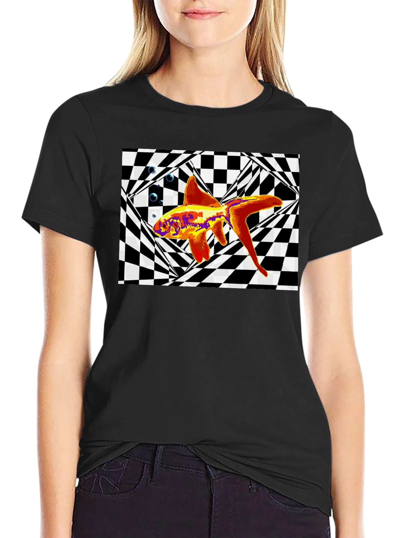 Abstract Goldfish T-Shirt
