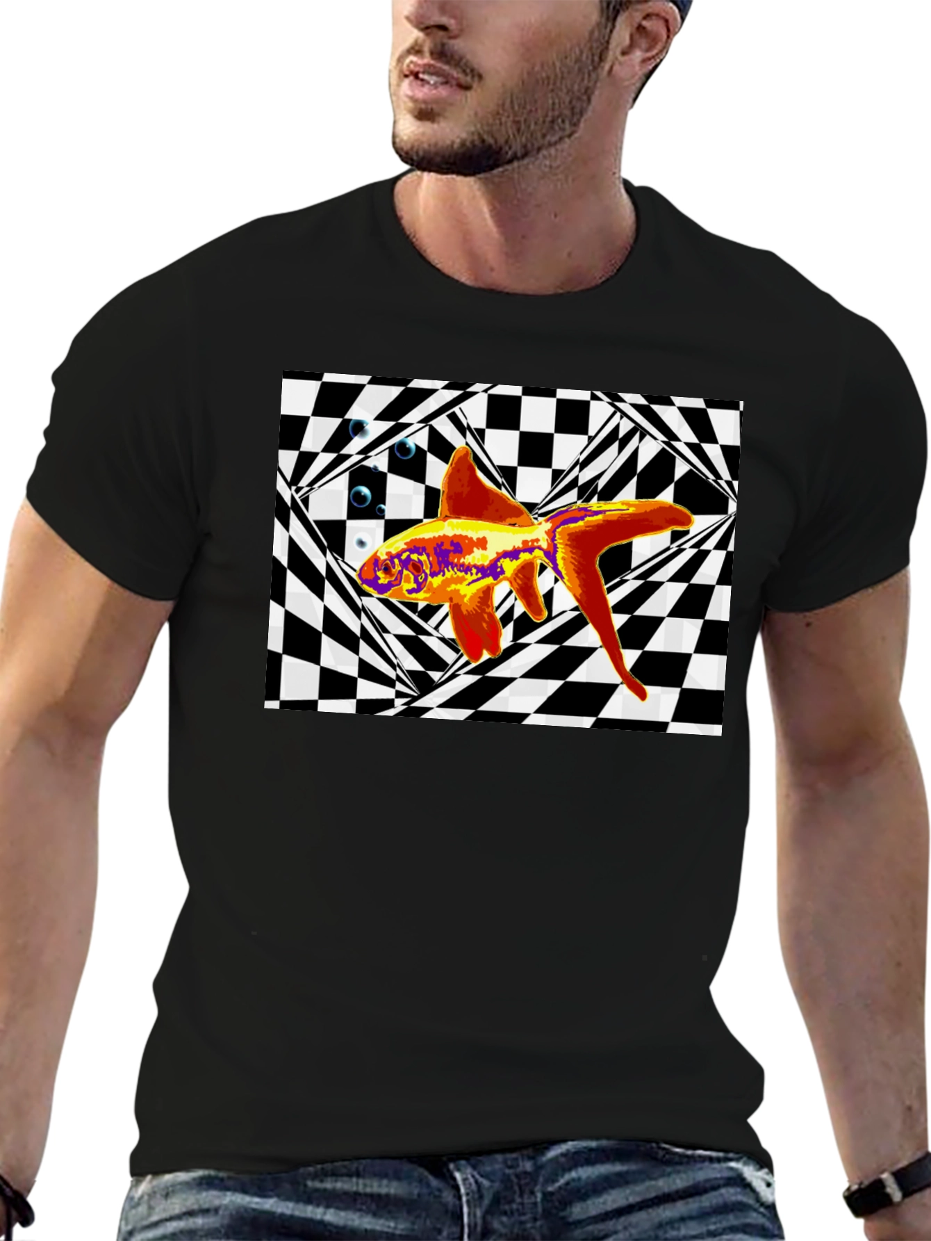 Abstract Goldfish T-Shirt