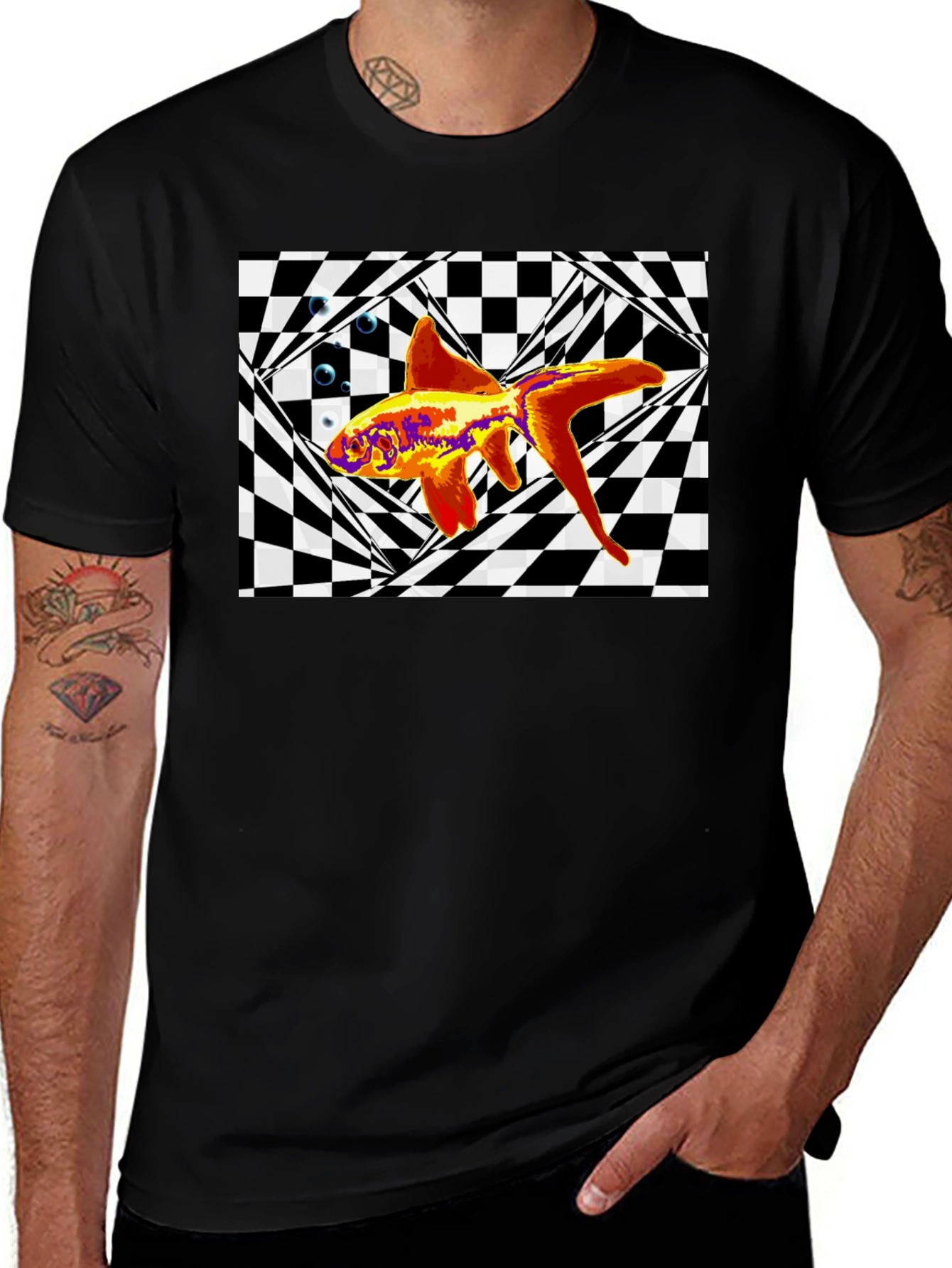 Abstract Goldfish T-Shirt