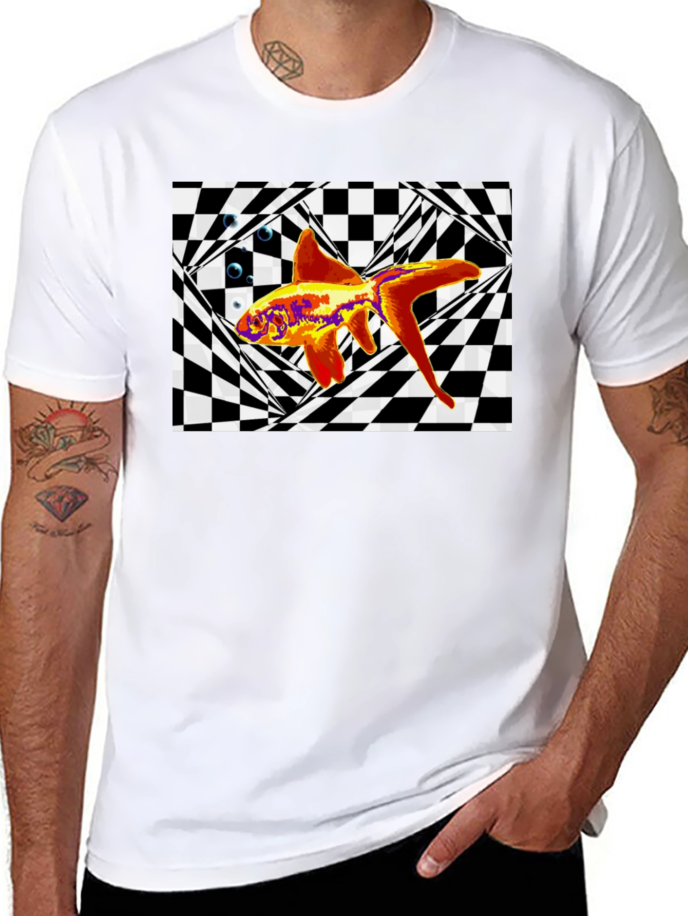 Abstract Goldfish T-Shirt