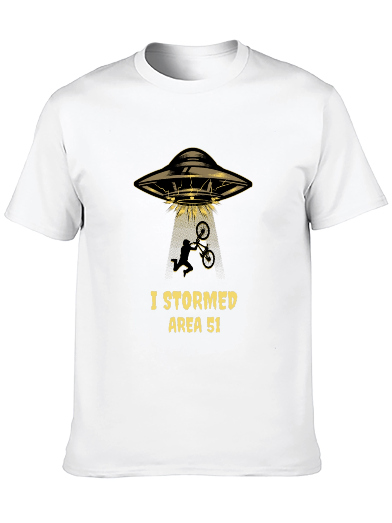 I Stormed Area 51 Alien Abduction Graphic T-Shirt