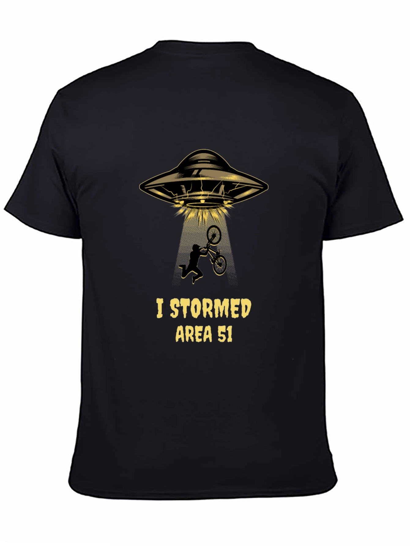 I Stormed Area 51 Alien Abduction Graphic T-Shirt
