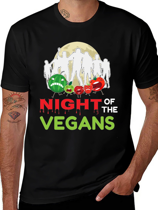 Night of the Vegans T-Shirt - Funny Zombie Vegan Tee