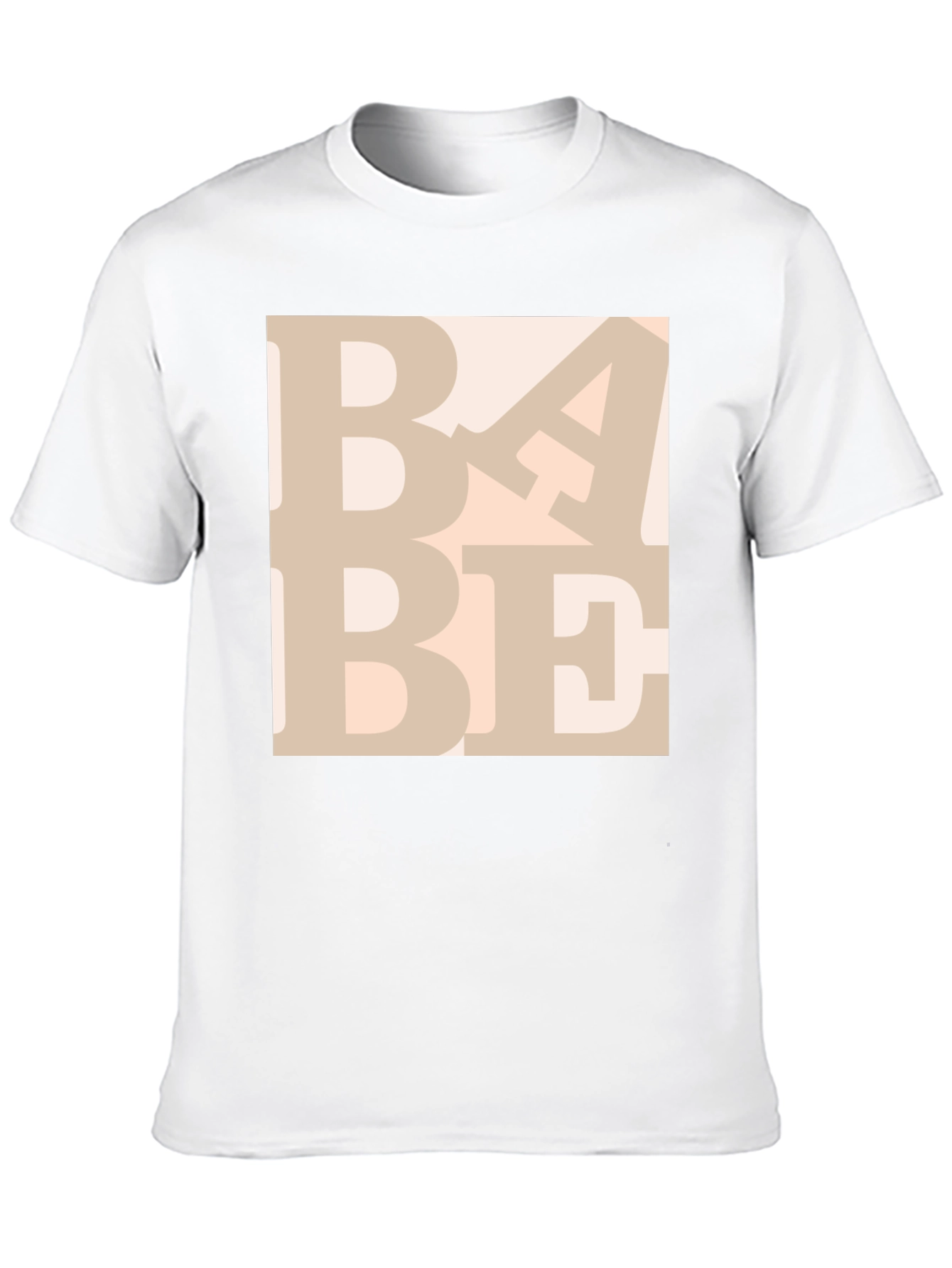 BABE Graphic Print Crewneck T-Shirt