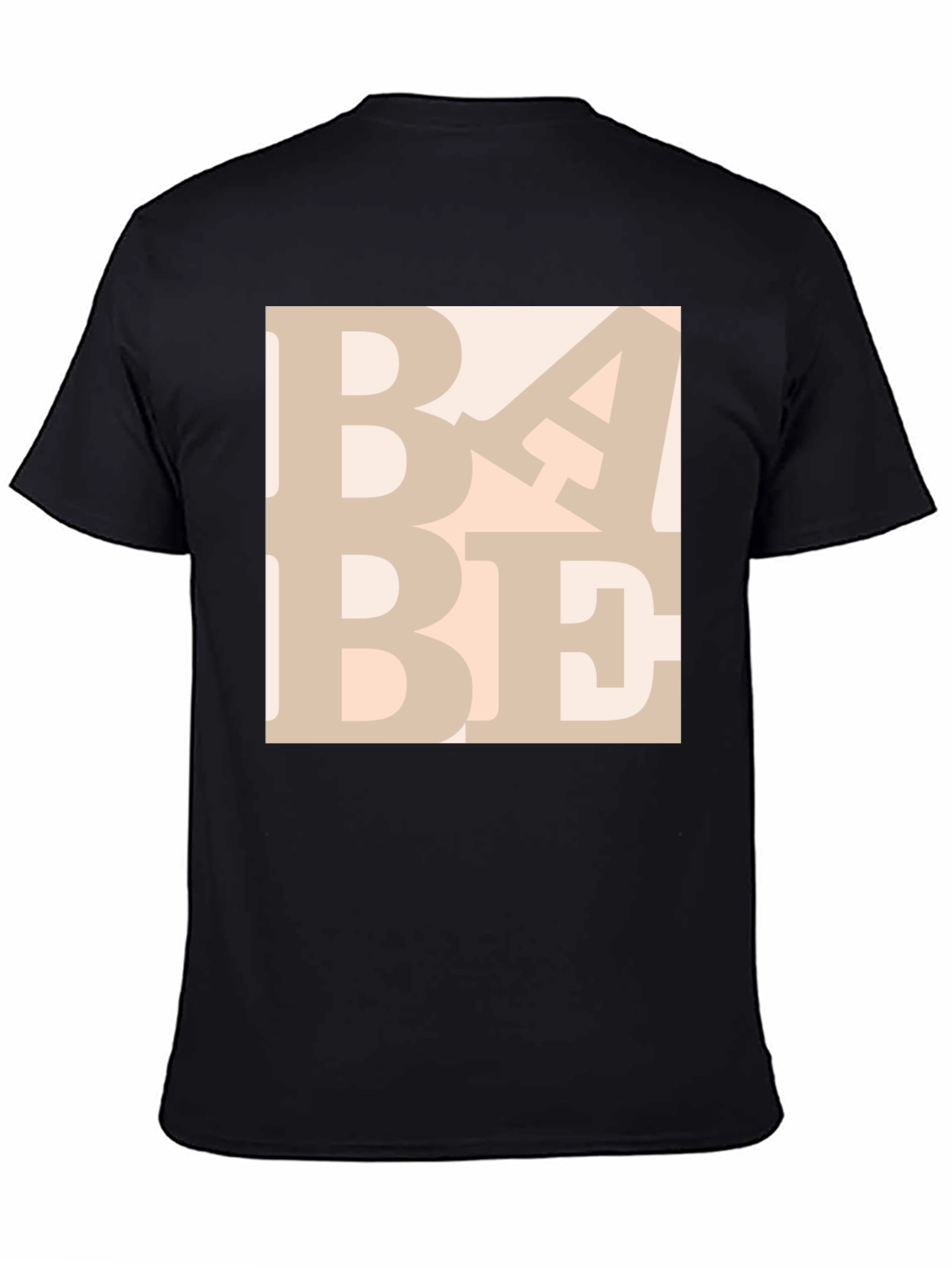 BABE Graphic Print Crewneck T-Shirt