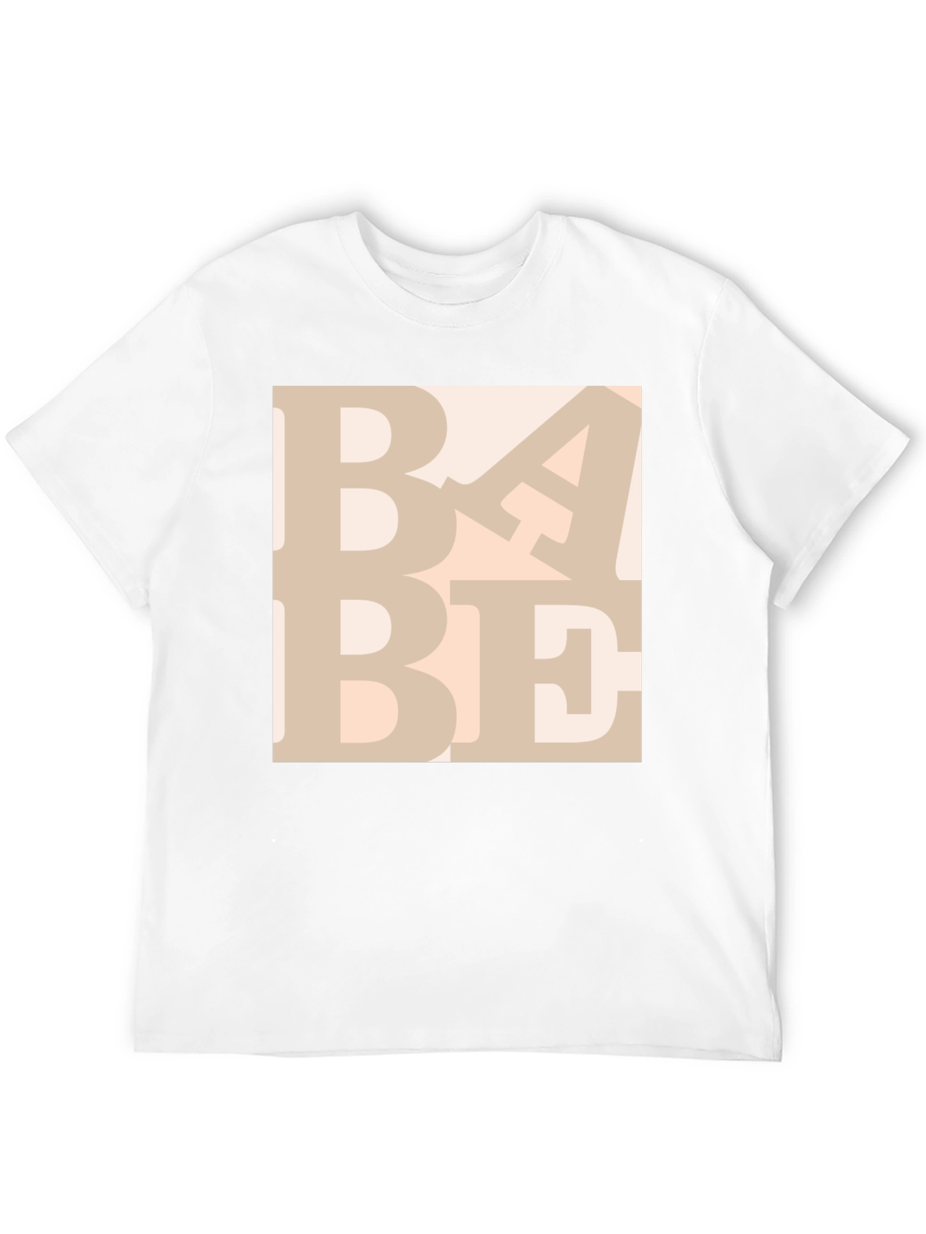 BABE Graphic Print Crewneck T-Shirt