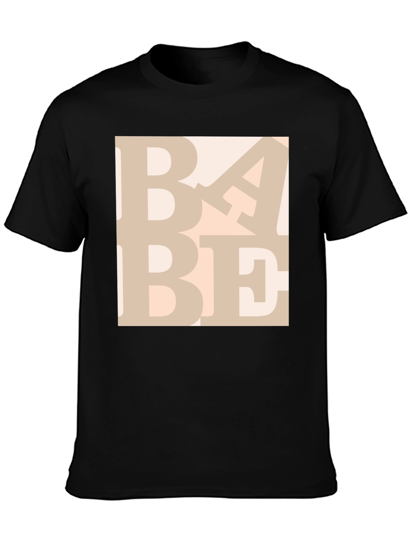 BABE Graphic Print Crewneck T-Shirt