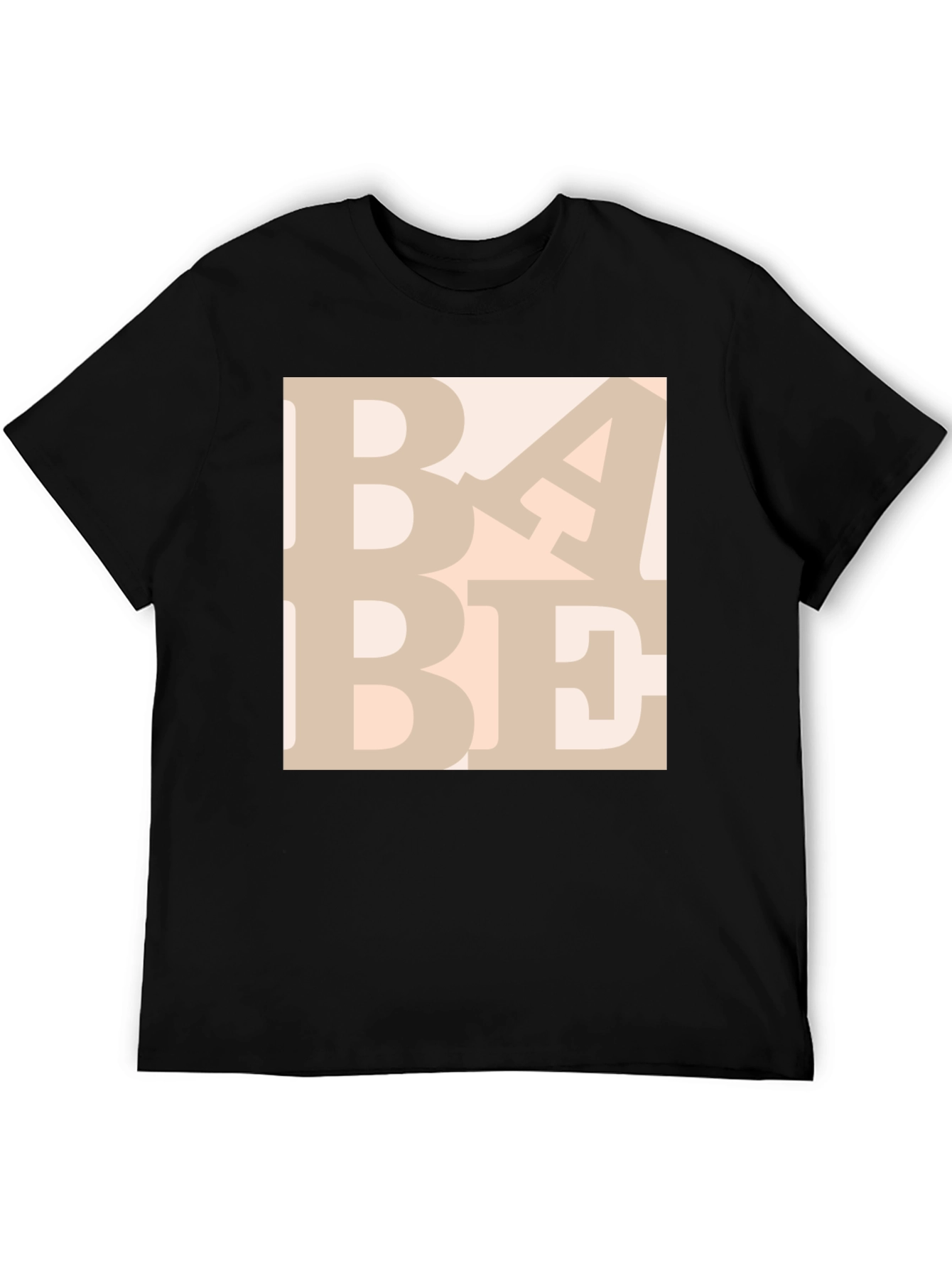 BABE Graphic Print Crewneck T-Shirt