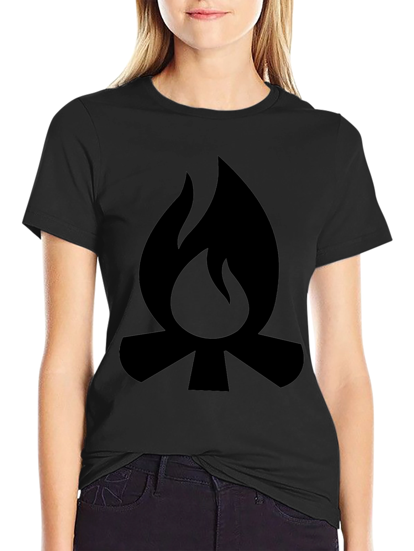 Campfire Graphic Tee - Black