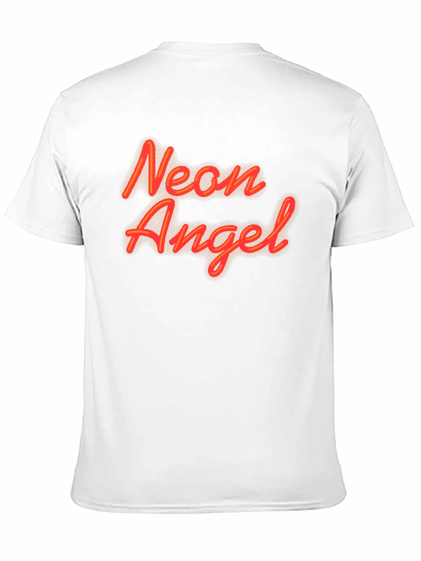 Neon Angel Black Graphic Tee