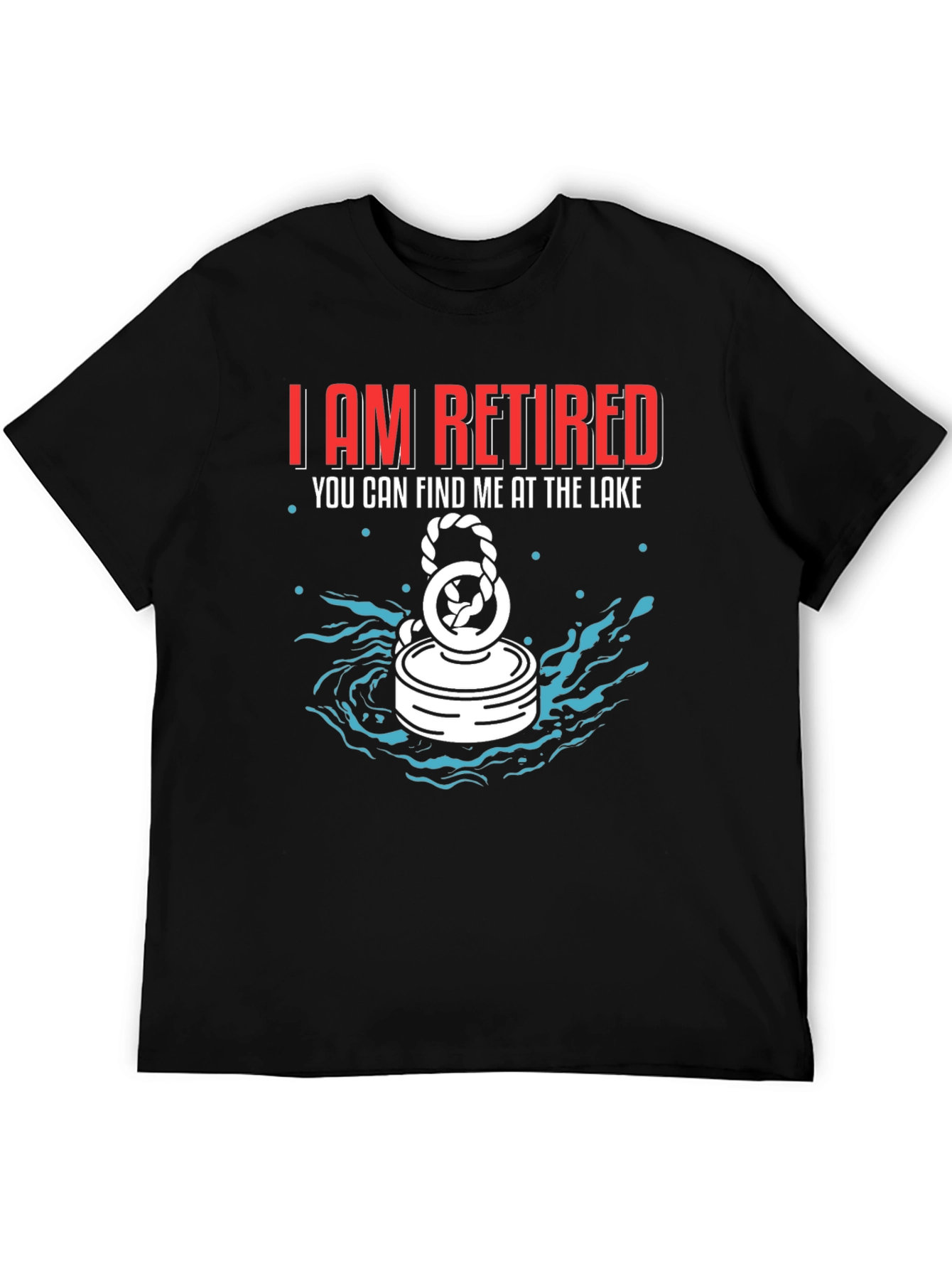 Retired Lake Magnet Fishing T-Shirt