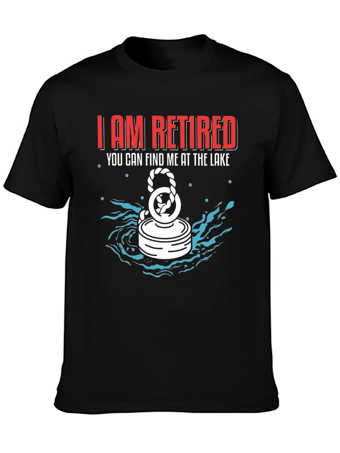 Retired Lake Magnet Fishing T-Shirt
