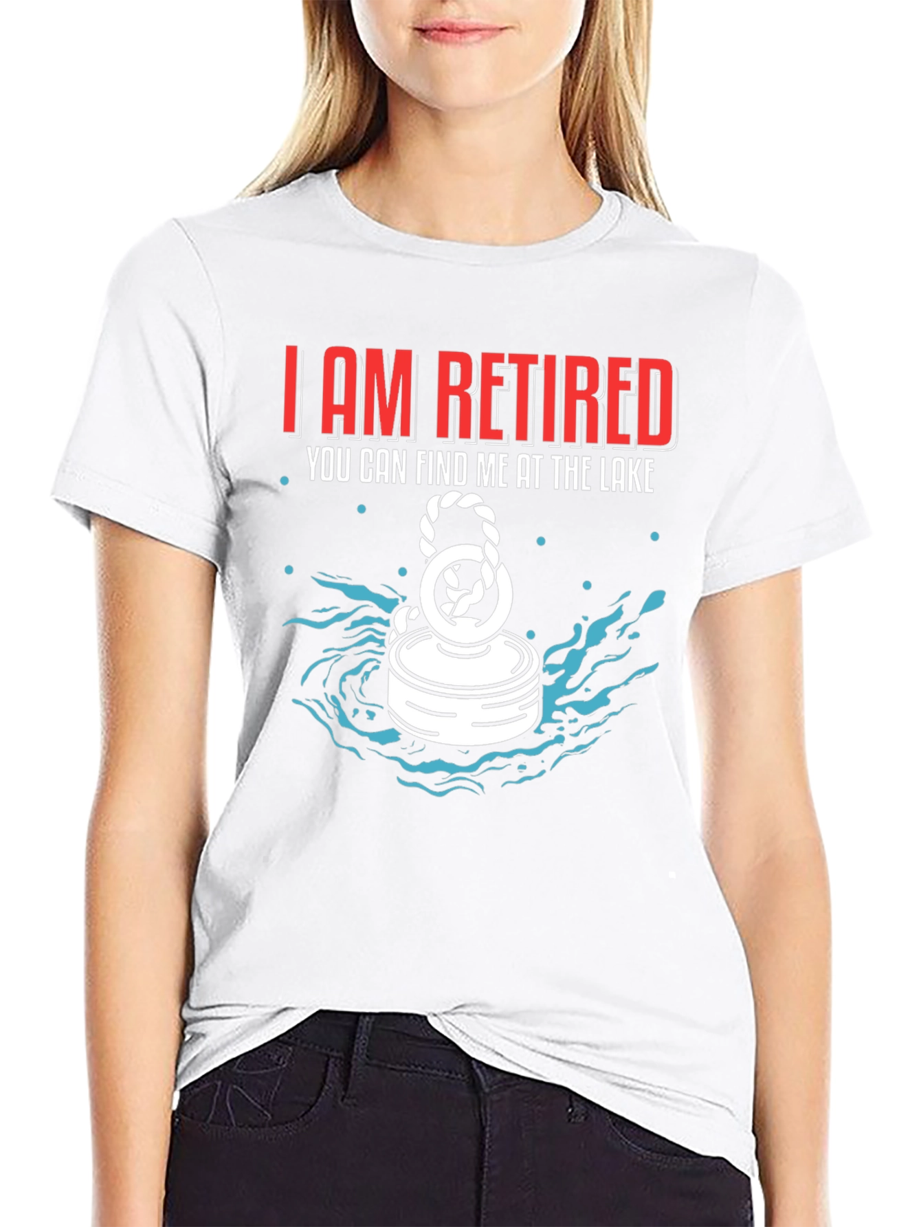Retired Lake Magnet Fishing T-Shirt