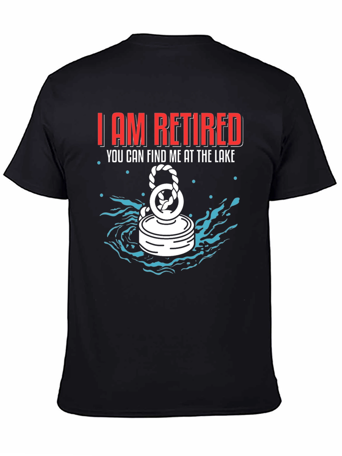 Retired Lake Magnet Fishing T-Shirt
