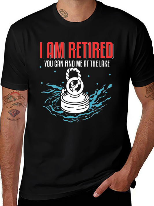 Retired Lake Magnet Fishing T-Shirt